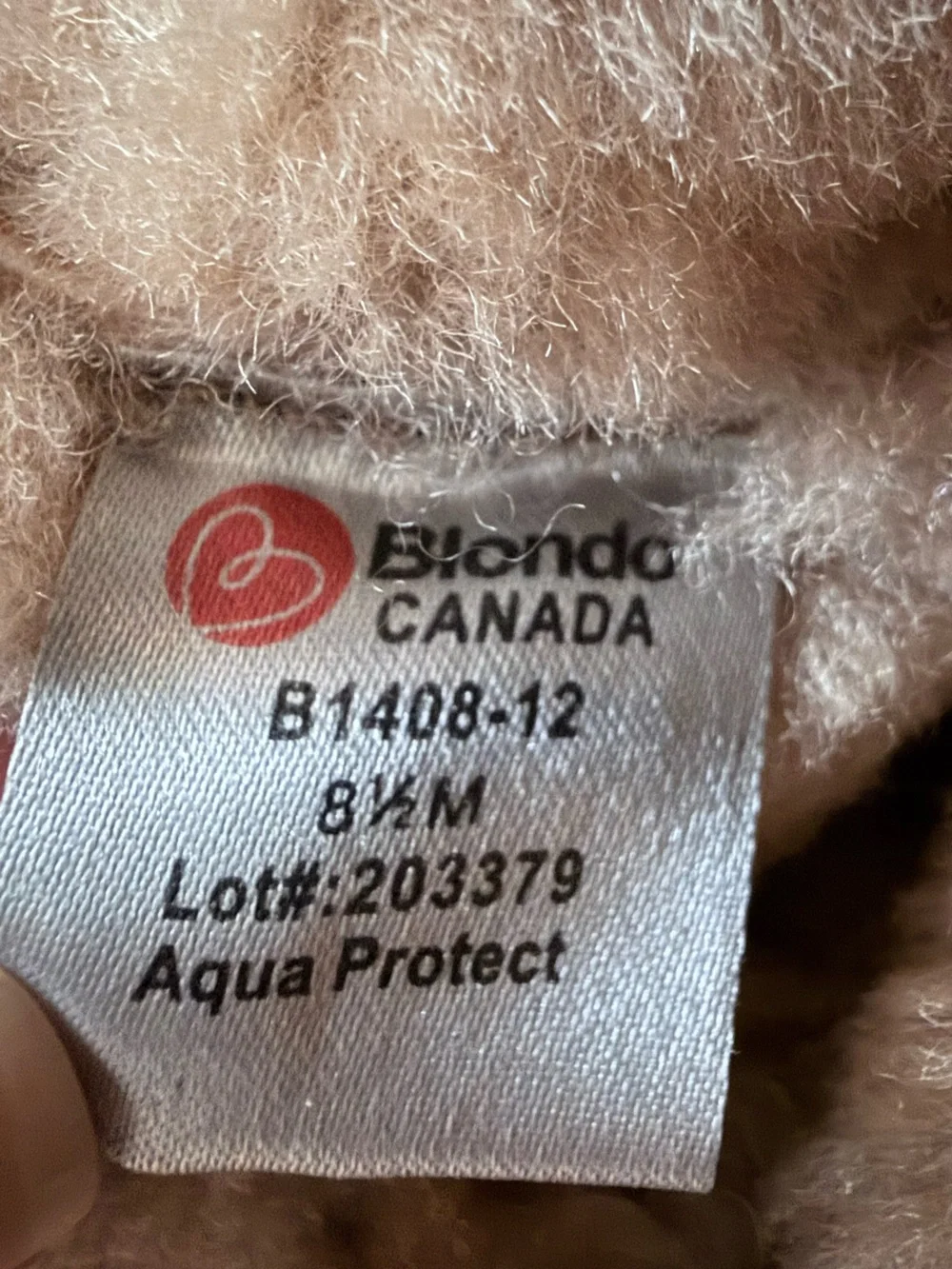 Blondo Brown Shearling-Trim Leather Winter Boots size 8.5